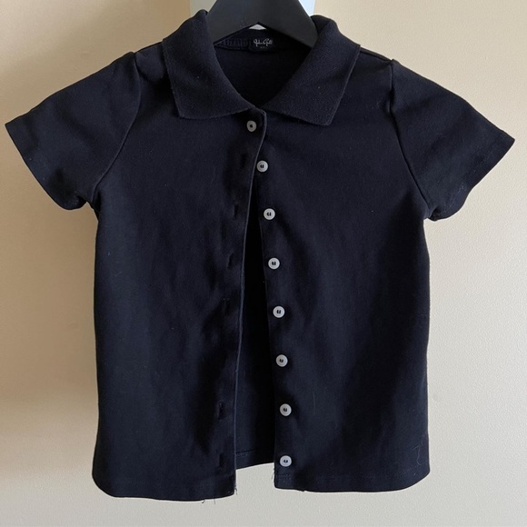 Brandy Melville button up black top - Picture 2 of 2